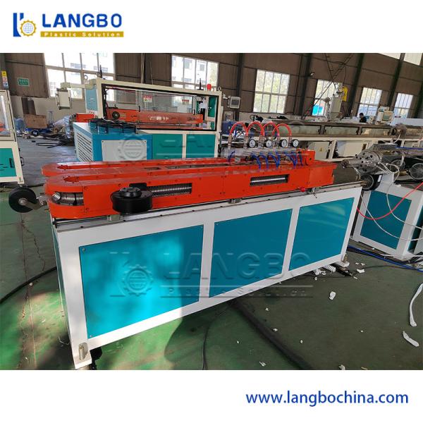 PE PVC Single Wall Corrugation Pipe Extrusion Line Abrasion Resisting Corrugated Plastic Tube Extruder Machine