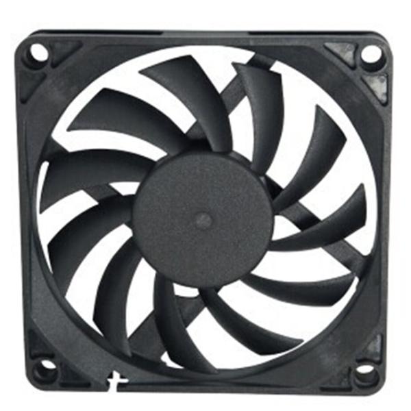 Original aidecoolr 80*80*10mm 3000/rpm black fan Single ball bearing fan  axial brushless 12v dc cooling fan