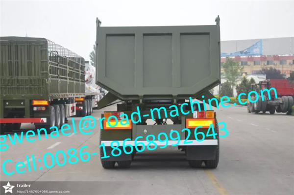 High-tensile Steel T700 Vietnam Semi Trailer Trucks  25m3 Dump Truck Trailer