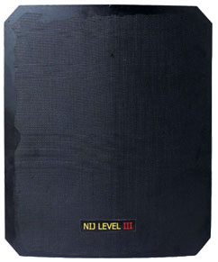 Ballistic plate for body armour