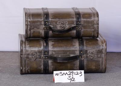 Fully Practical No Hinge Plywood S36 Wooden Suitcases