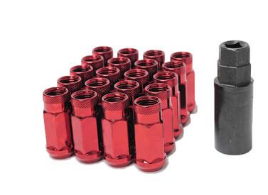 19 Hex Wheel Mate Monster Racing Lug Nuts Set 1 / 2 , Open End Lug Nuts
