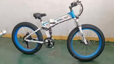1KW 26 Inch Fat Tire Electric Bike 31MPH With 70-80Nm Torque