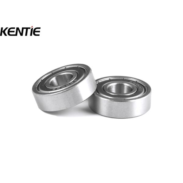 SS 304 Closed 6000ZZ Single Row Deep Groove Ball Bearing Compact Structure