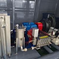 1500bar High Pressure Water Jetting Unit 50L/min Heat Exchanger Pipe Cleaning Equipment