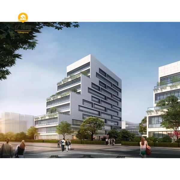 Q235B Q355B Prefab Steel Frame Building with 30-50 Years Lifespan and High Intensity for Custom Design