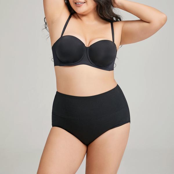 M-7XL Pregnancy Nursing Bra Tummy Control Transparent Seamless High Waist Cotton Pants