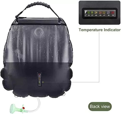 Портативная машинка PVC сумки 20L душа на открытом воздухе OEM водоустойчивая располагаясь лагерем для перемещения пляжа