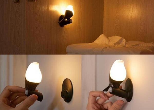 MESUN Bird lamp with ambient night light & motion & Touch Sensitive Soothing LED /Magnetic Rechargeable
