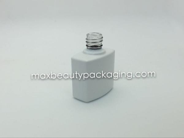 15ml high quality powder coating gel bottle black and white thick tough powder coating nail polish packaging