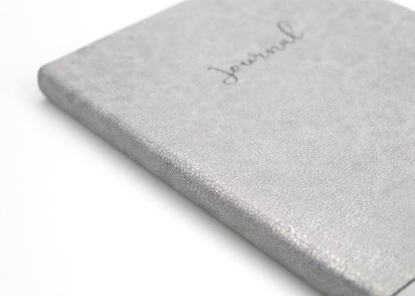 Silver Custom Journal Printing Rectanular Oval Other Special Shape Perfect Edition
