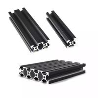 L'extrusion en aluminium faite sur commande profile le recourbement 6061 anodisé