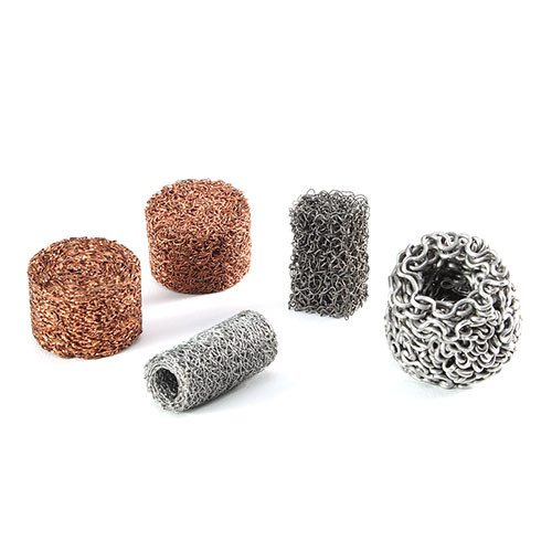 Mufflers Compressed Stainless Steel Knitted Mesh For Exhaust Systems