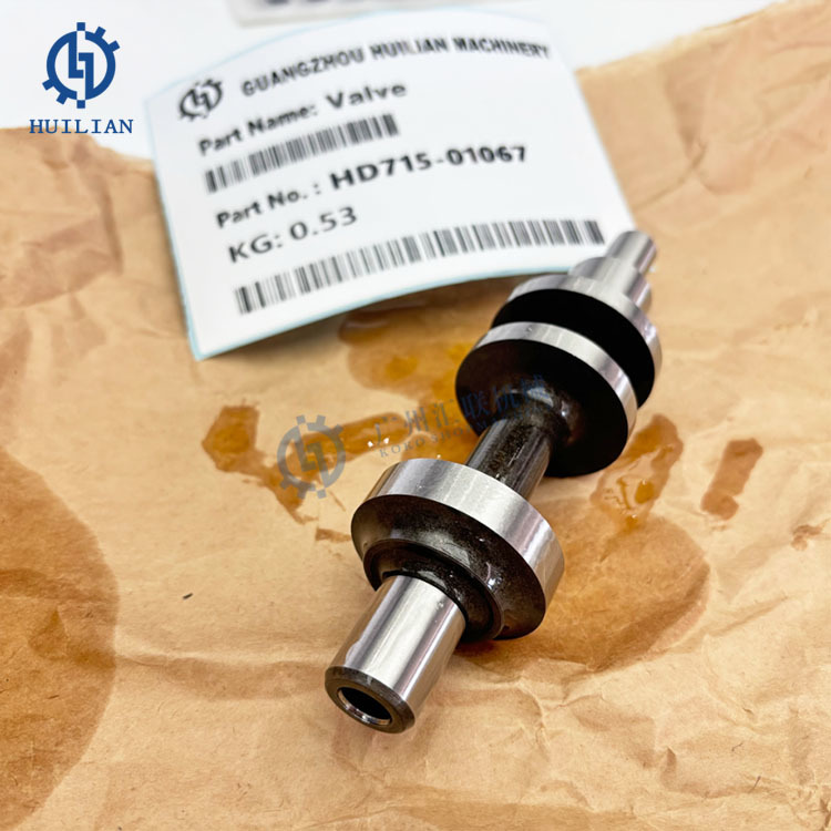 Valve HD715-01067 Precision Hydraulic Valve Core Wear Part For Underground Rock Drill Machine