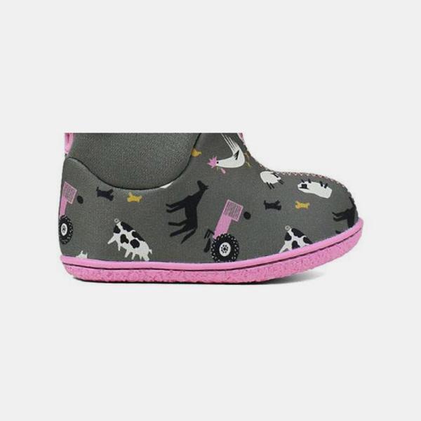 ISO9001 Animal Print Rain Boots , Neoprene Baby Girl Rain Boots