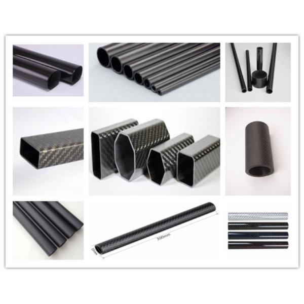 трубка волокна углерода 8000mm свертывает в оболочке круглые трубки волокна углерода