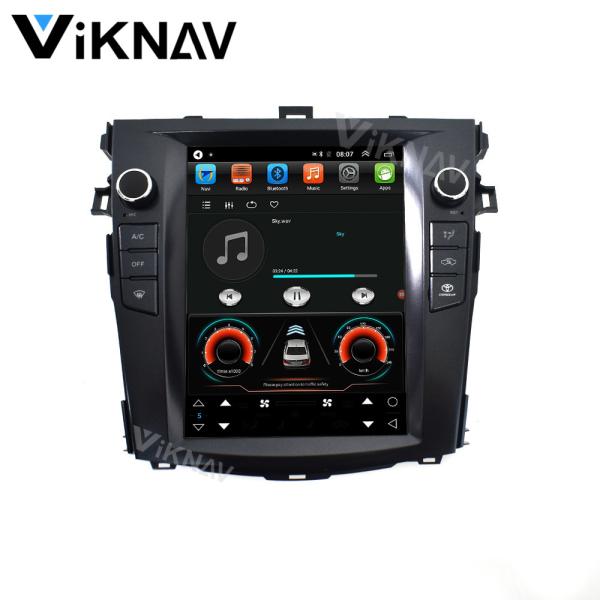 10.4 дюймовый сенсорный экран для 2008-2012 Toyota Corolla Мультимедийный проигрыватель Android GPS навигация Беспроводная Carplay