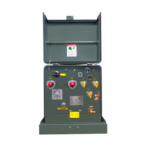 25~250kVA Single-Phase Pad Mounted Distribution Transformer with No PCB Content and Self Cooled Design