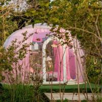 A cabine transparente da instalação rápida nova dirige a casa sadia da abóbada da prova da casa pré-fabricada