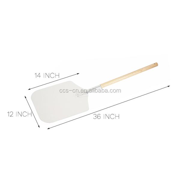 Pizza Tools Wooden Aluminum Pizza Peel Wood Handle Pizza Shovel Multi Size