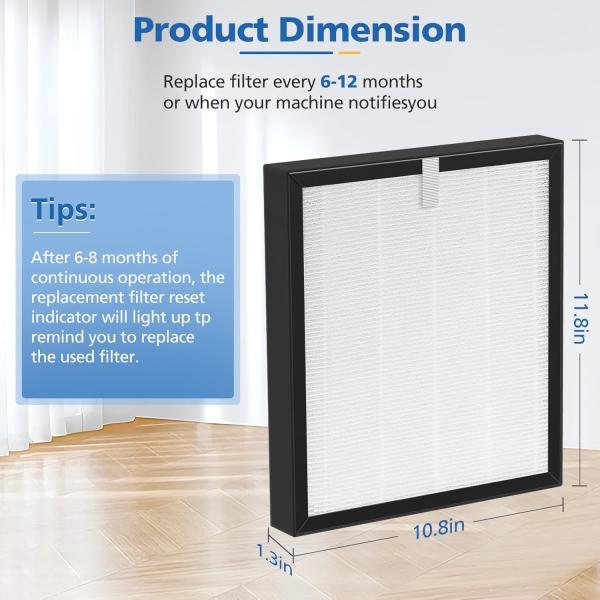 Custom Size H13 HEPA Filter for Air Purifiers with PM2.5 Removal