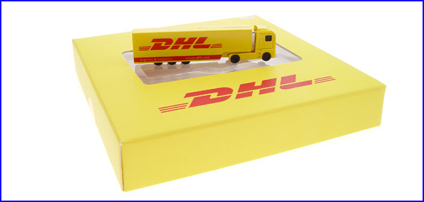 Mini Plastic 2D Truck 1GB USB Disk Transportation Company Storage Device