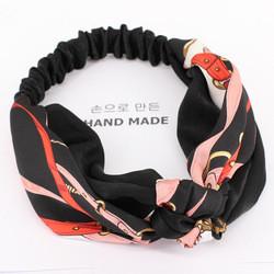Boho Knotted Headband Women Headwrap Cross Cloth Art Elastic Makeup Hair Band 7cm
