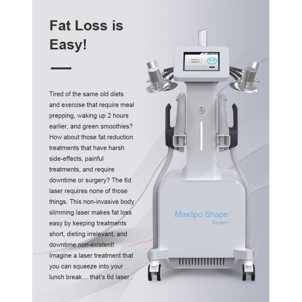 6D Lipo Ems Sculpting Weight Loss Equipment Laser Burns Fat Permanently Removal