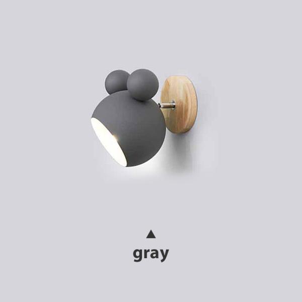 Modern Bedroom Stairs Led Light Mickey Mouse E27 Bulb Wall Lamp (WH-OR-13）