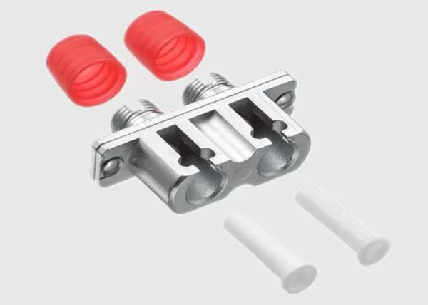 Duplex Steel 0.2dB FC Male To LC Female Adapter Multimode