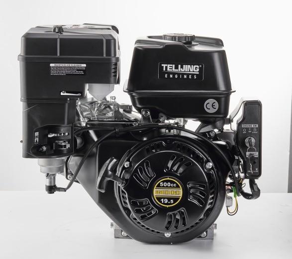 Motor de gasolina OHV 500cc 19.5hp Duplo cilindro 4 tempos com retrocesso ou arranque elétrico