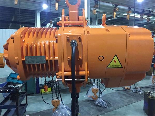 1 Ton Electric Chain Hoist , Single Speed Motorized Trolley Hoist