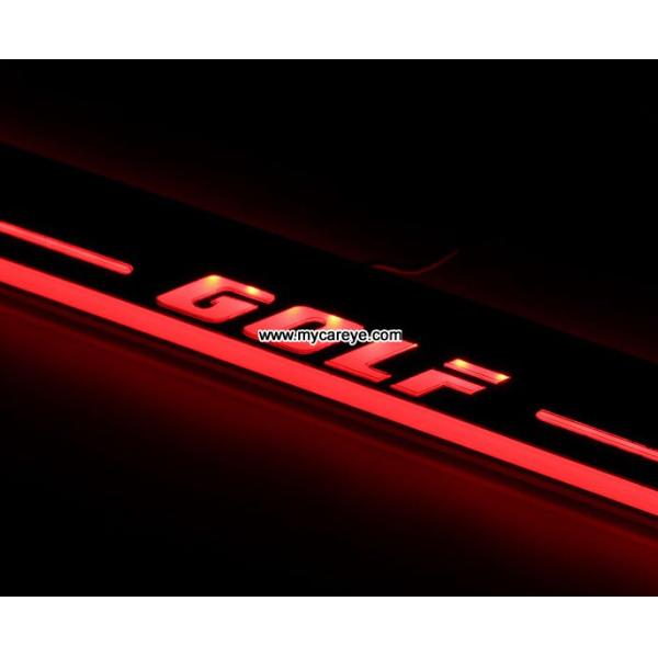 Volkswagen VW Golf Water proof Welcome pedal auto light sill door pedal
