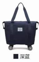 Wheeled Sport Gym Bag Waterproof Oxford Travel Fitness Duffel Bag Expandable Yoga Storage Shoulder Bag