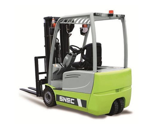 Transmission automatique 1,6 tonne chariot élévateur électrique à trois roues avec siège de suspension de luxe