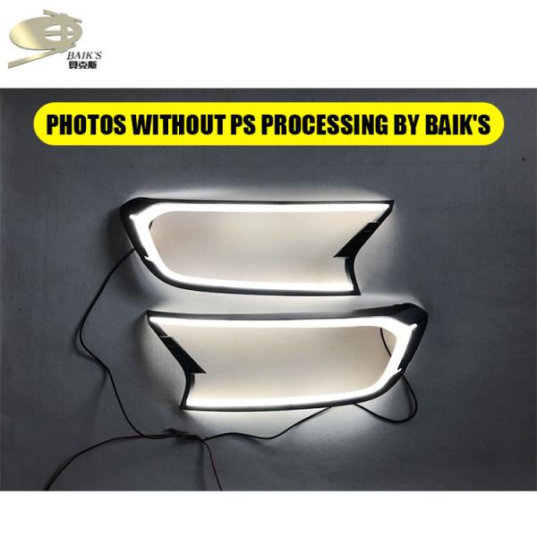 Head Car Light Cover With LED For Ford Ranger T6 T7 T8 4X4 pickup