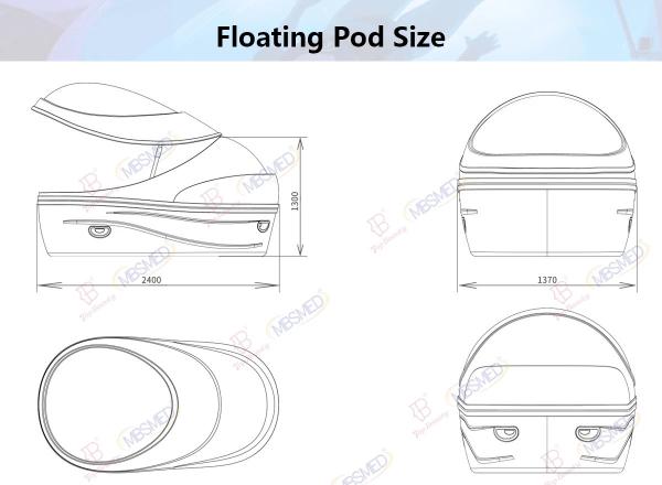 Float Therapy Tank Detoxification and Beauty Device Float Tank Therapy Spa Capsule