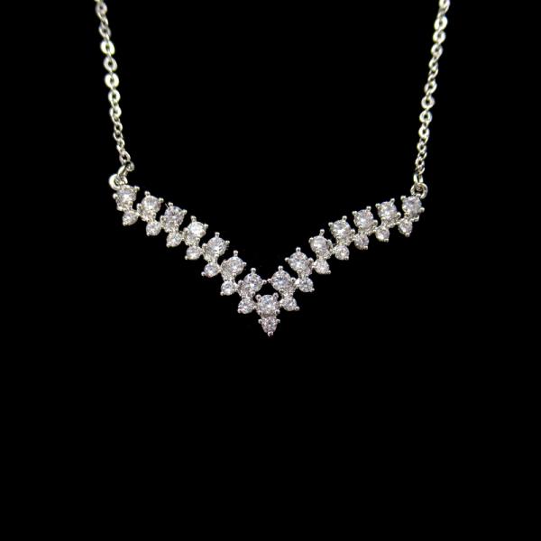 Фасонируйте С925 ожерелье креста стерлингового серебра/безграничность личности кубический крест Зирконя