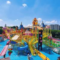 Outdoor Big Splash Dual Water Slides Park Kids+aqua Toy Play for Kids