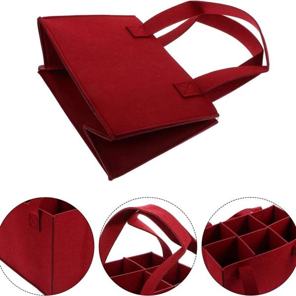 Felt Tote Bag Reusable Lightly Heavy Duty Grocery Tote Bag With Handles Shopping Felt Bags For Grocery Beach Travel Factory Wholesale Heavy Duty Women's Tote Bag Reusable Grocery/Travel Felt Bags