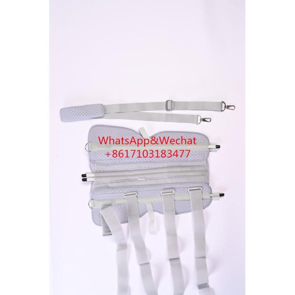 Orthopedic and Rehabilitation Adjustable Tri-Penel Knee Immobilizer with 4 Aluminum Bars