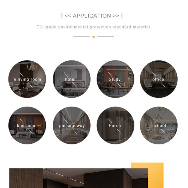 Carbon Crystal Bamboo Charcoal Wood Veneer Wood Grain Wall Panels Mould Proof