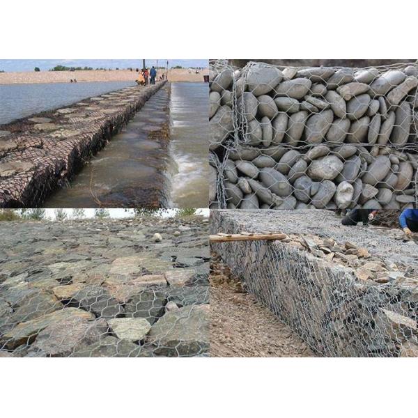 Erosion Control Gabion Wall Fence Rock Gabion Baskets For Scour Protection