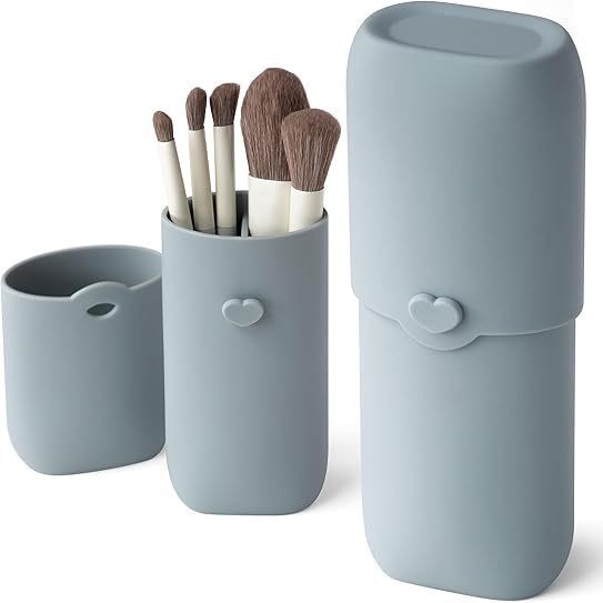 Silicone Makeup Brush Storage Tube | Factory Direct OEM/ODM Wholesale, Travel-Friendly Cosmetics Organizer