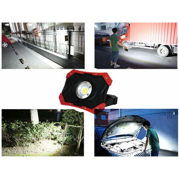 High Lumen Aluminum LED Site Light , Portable Rechargeable Cob Led Work Light