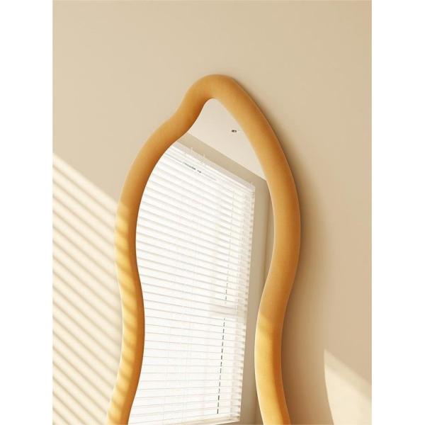 Standing Wavy Oversized Arched Floor Mirror 71x32 Dressing Room