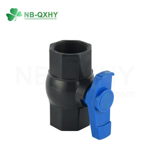 Válvula de esfera octogonal de plástico PVC/UPVC resistente a altas temperaturas para a indústria do Médio Oriente