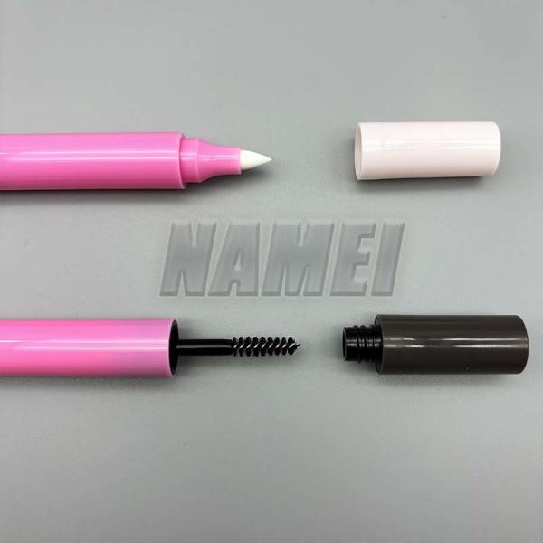 Customizable ABS Plastic Mascara Tube with Rubber Inner Seal