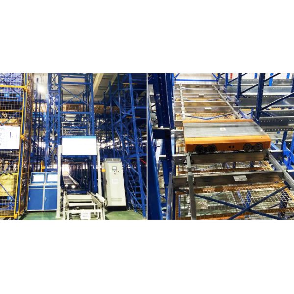Four-Way Shuttle Pallet ASRS Room Temperature Warehouse Automatic Storage and Retrieval System Radio Shuttle Racking