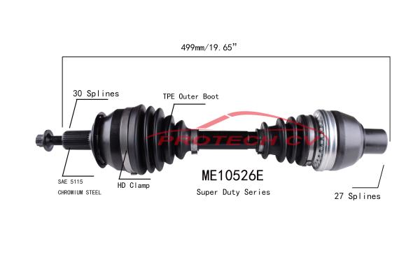 AWD 4Matic Axle Cv Shaft Assembly CLA250 Mercedes Benz Drive Shaft